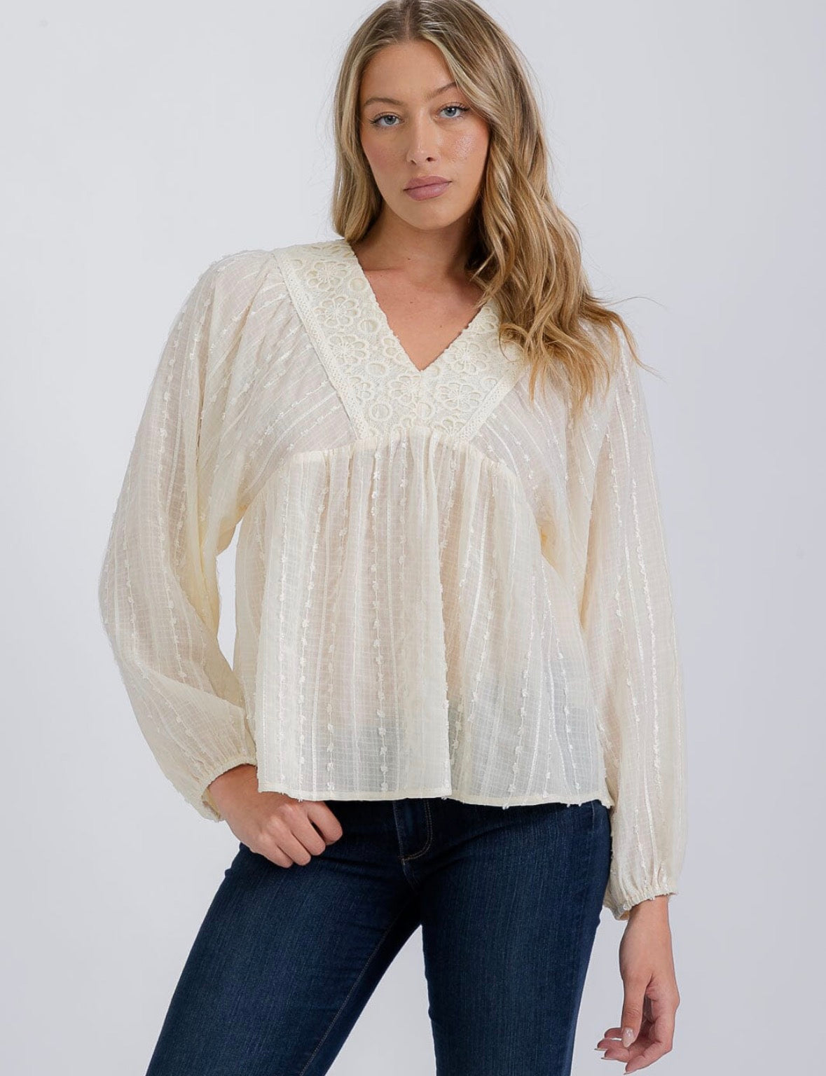 Delicate Cream Blouse