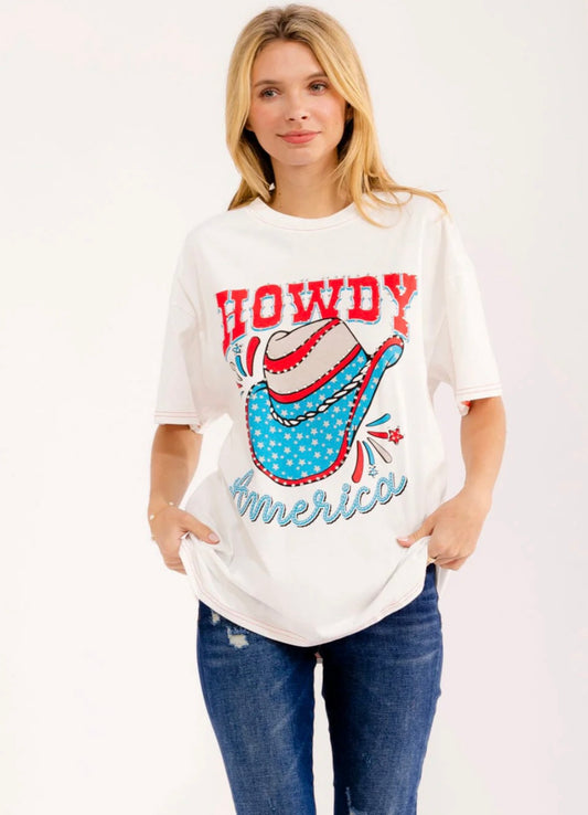 Patriotic Cowboy Tee