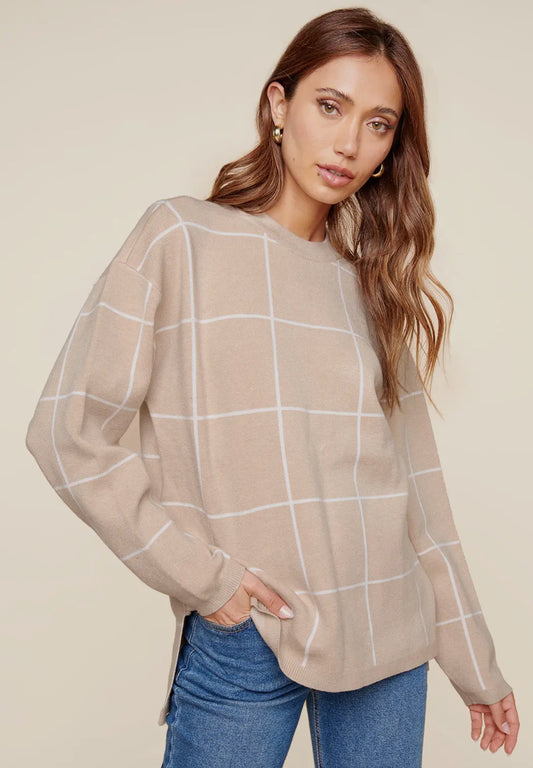 Dansby Window Pane Sweater