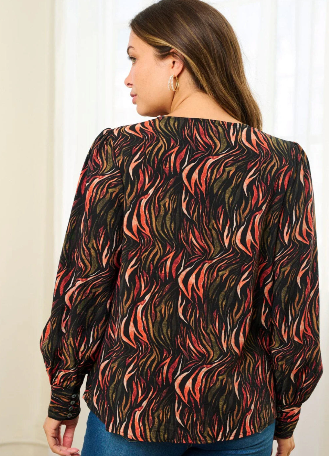 Marginalia V-Neck Blouse