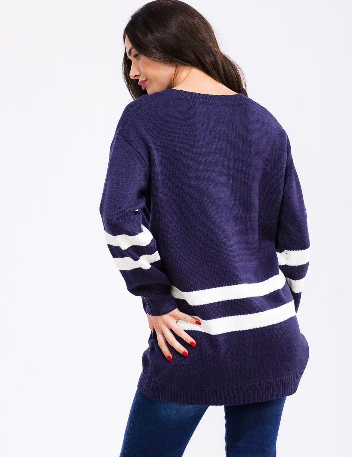 Namely Navy Sweater