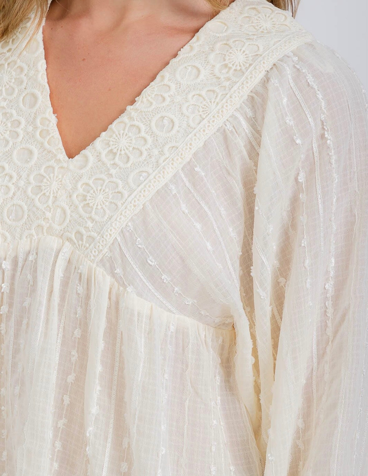 Delicate Cream Blouse