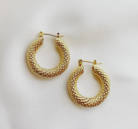 Montana Twist Gold Filled Earrings