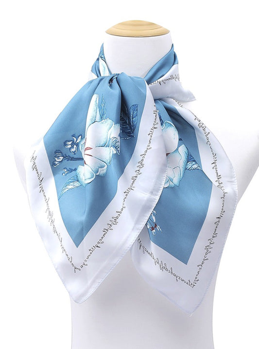 Floral Silk Scarf