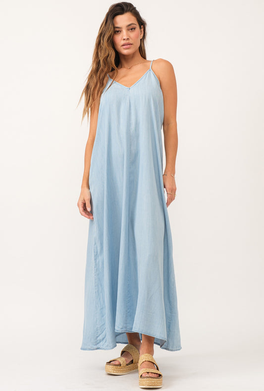 Dana Perfect Blue Maxi Dress