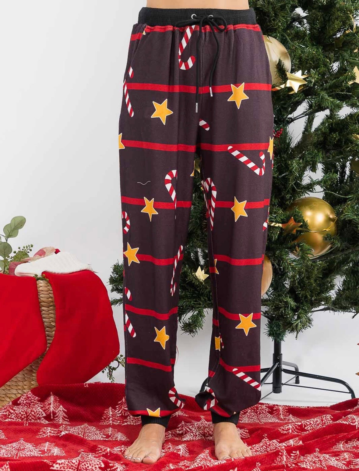 Candy Cane Cozy Pants