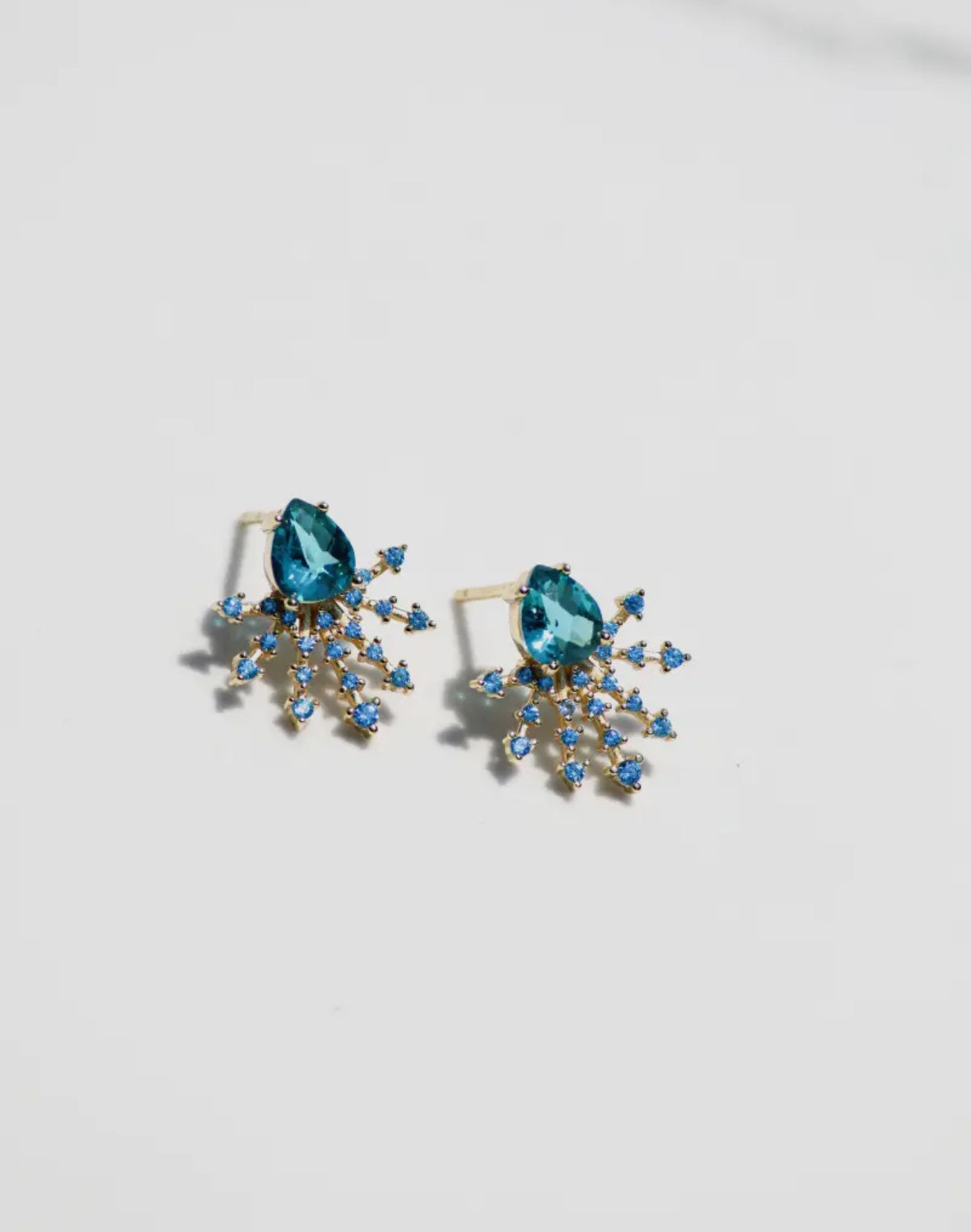 Native Gem Crystalline Paraiba Earrings