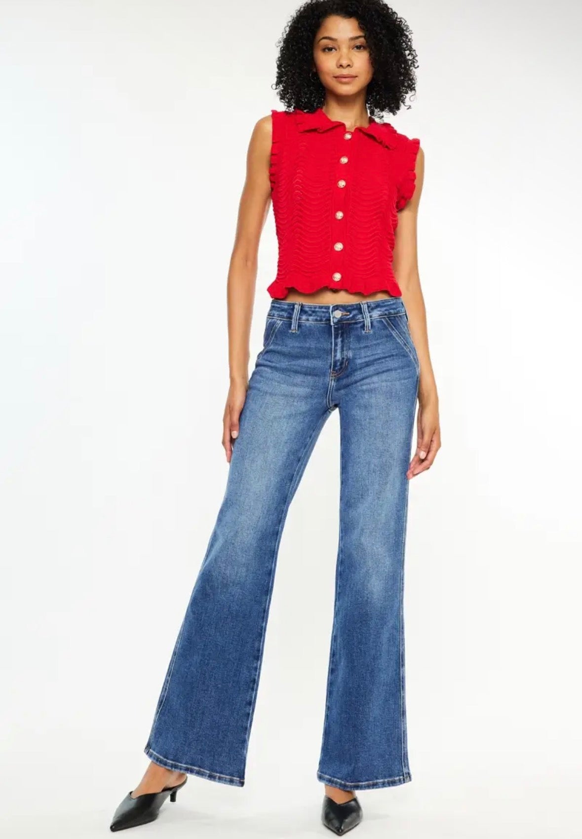 Petit Mid Rise Flare