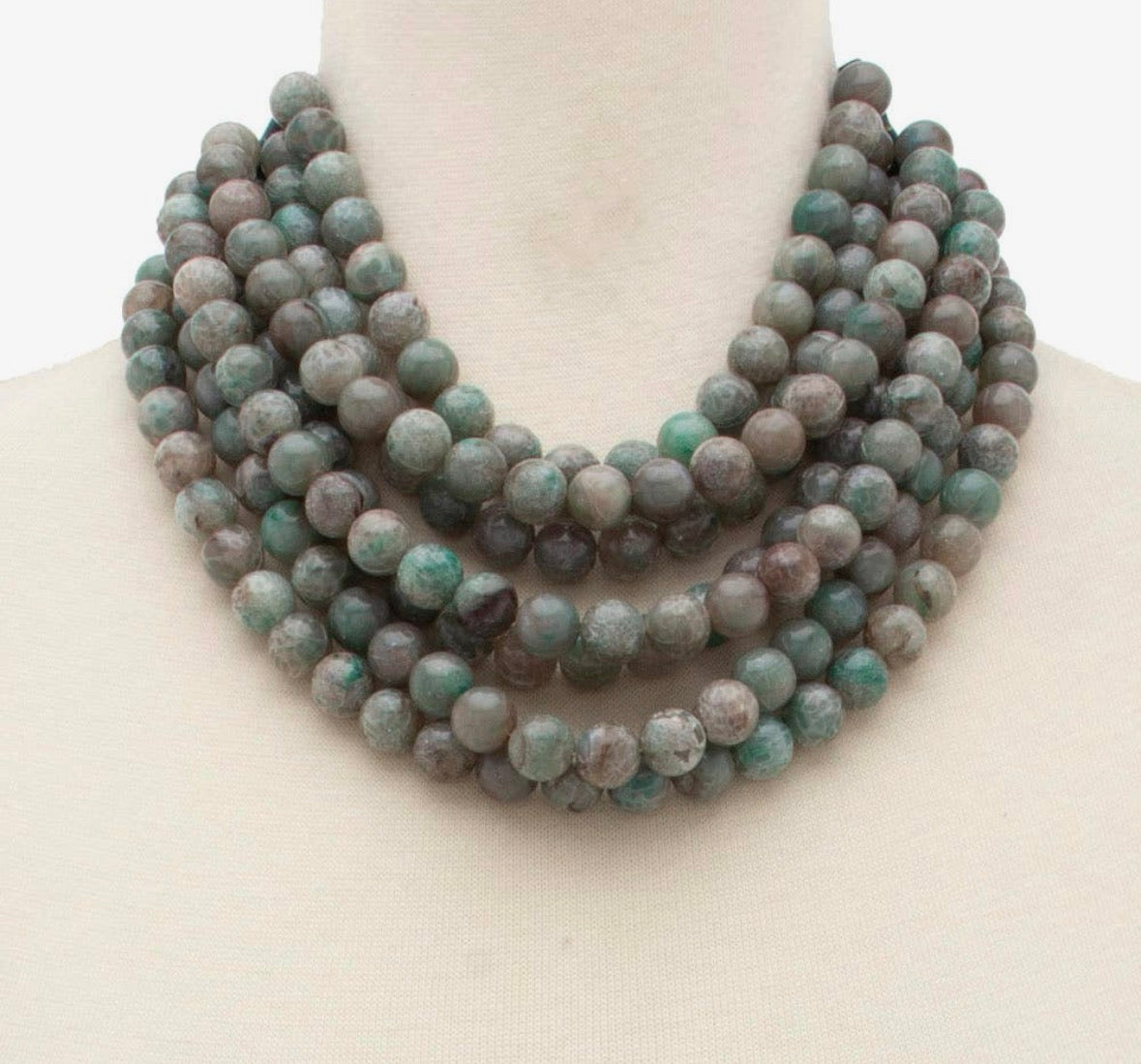 Bella Chunky Beaded & Layered Necklace