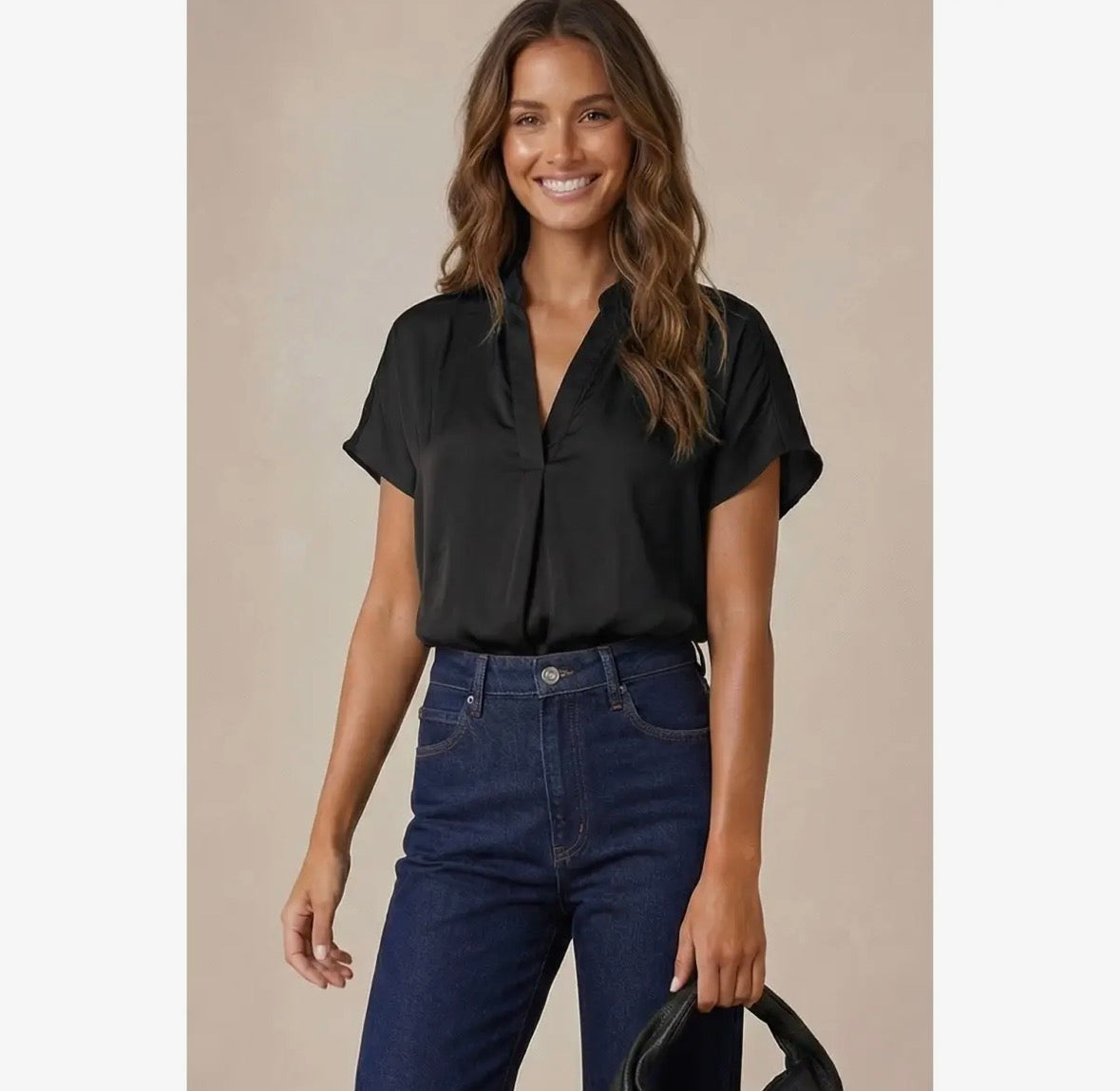 Drop Shoulder Regular Blouse