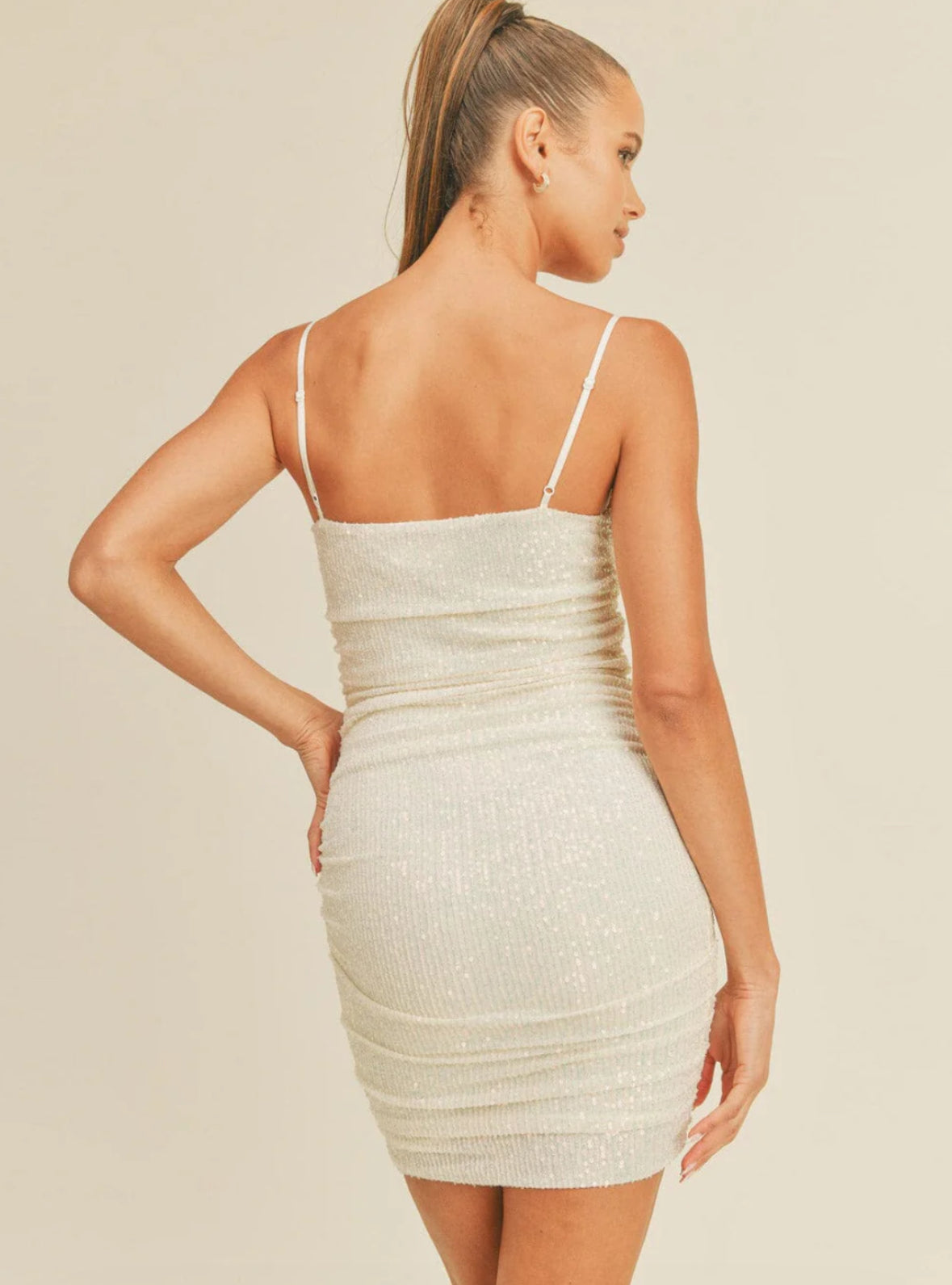 Ruched & Radiant Dress