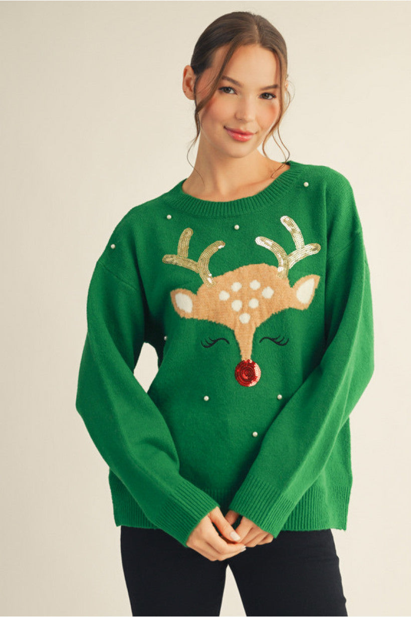 Guide My Sleigh Sweater