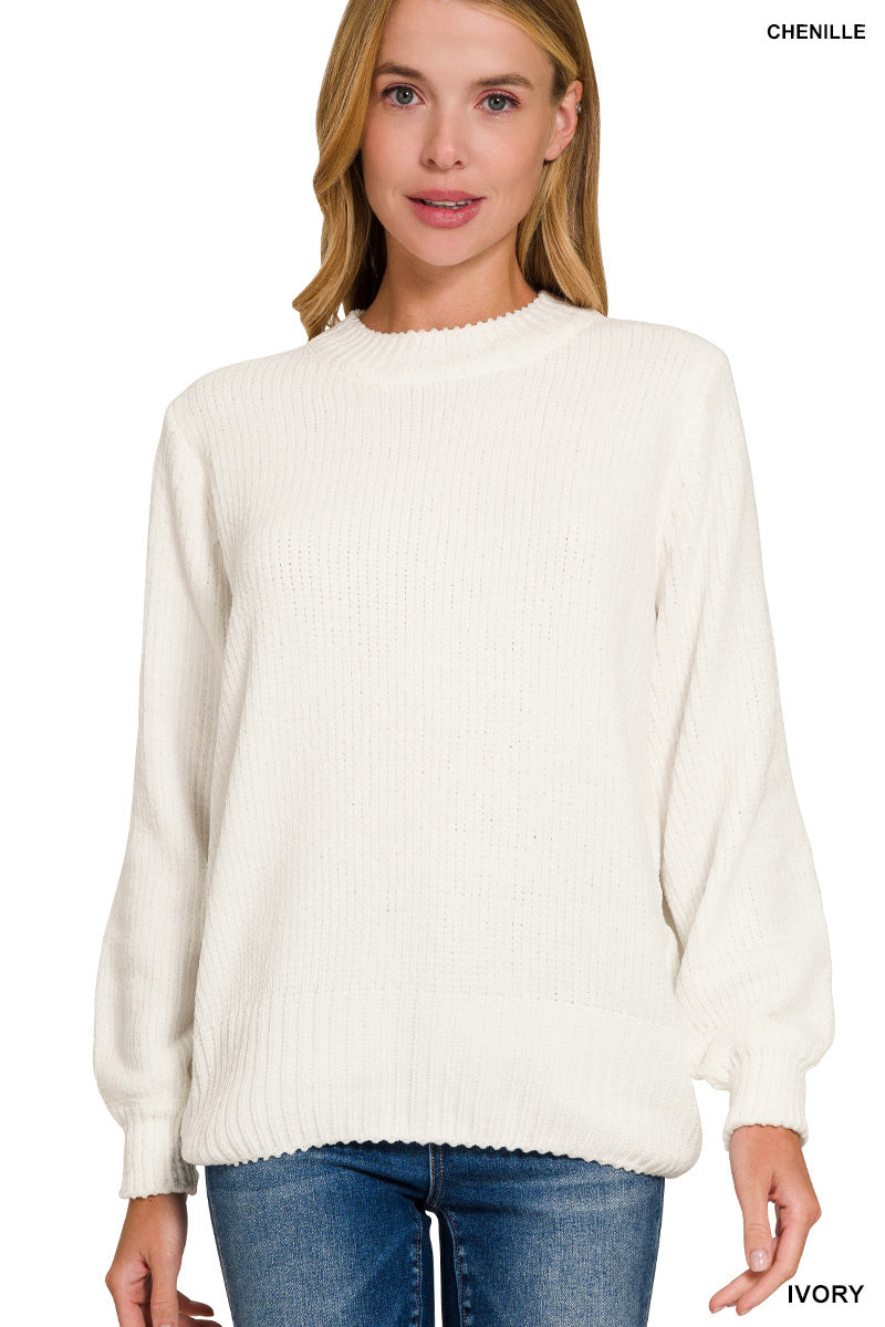 Soft as… Snow Sweater