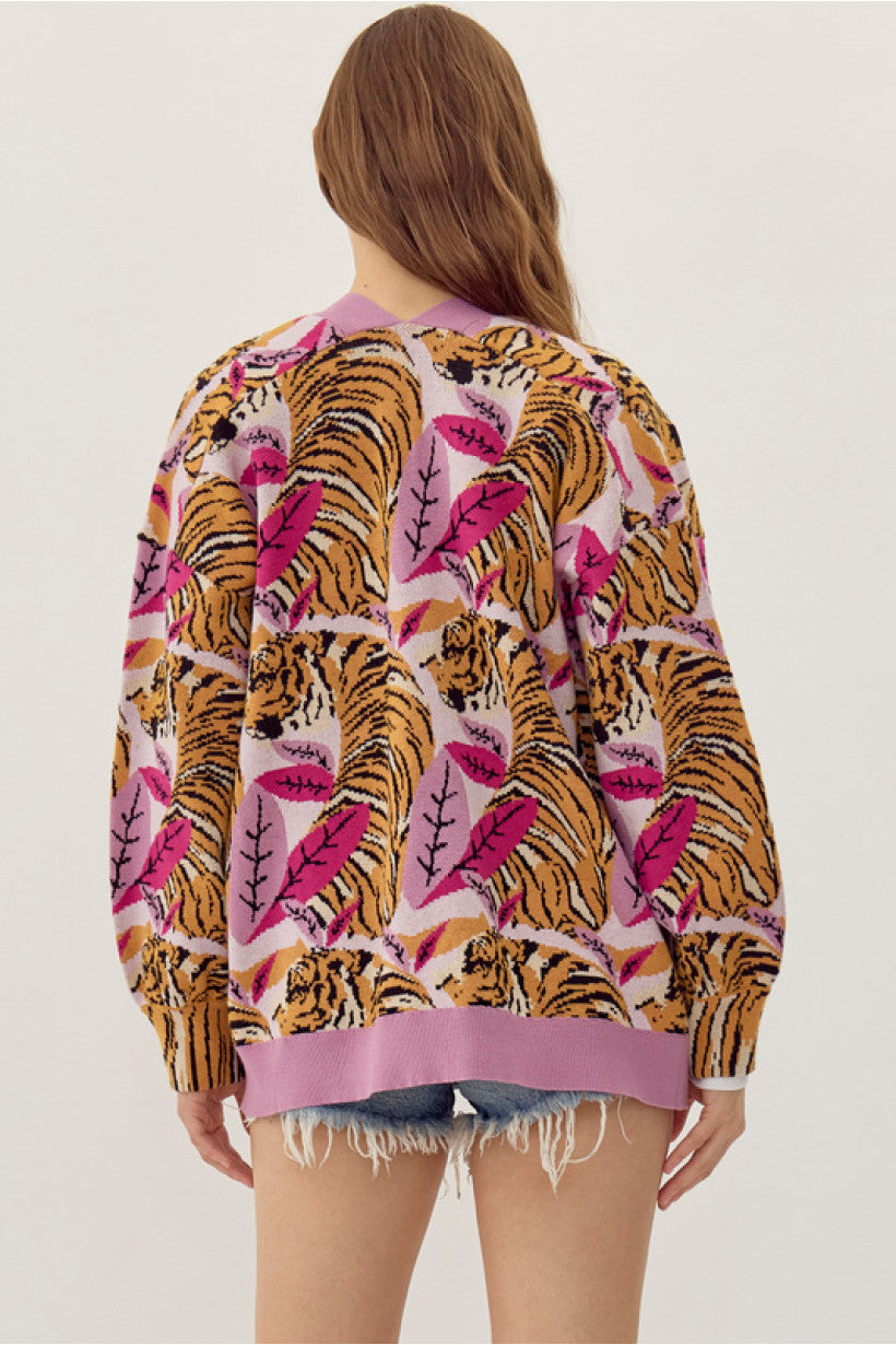 Pink Tiger Carrdigan