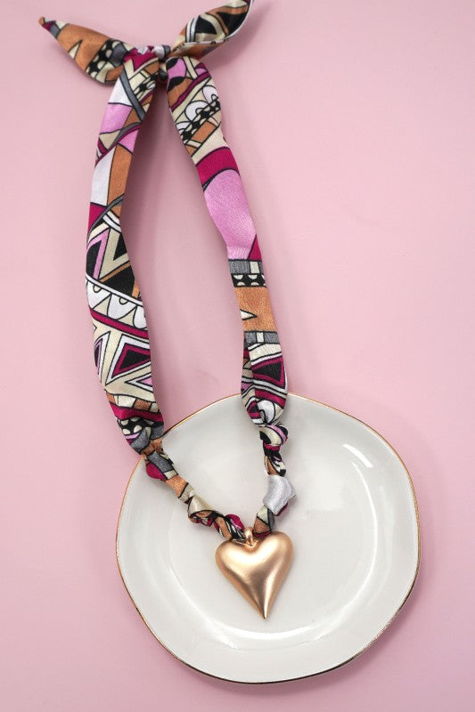 Assorted Scarf Charm Necklace