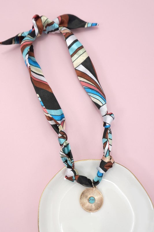 Assorted Scarf Charm Necklace