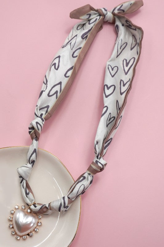 Assorted Scarf Charm Necklace