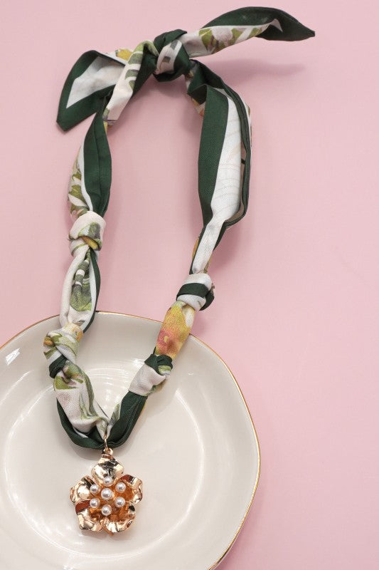 Assorted Scarf Charm Necklace