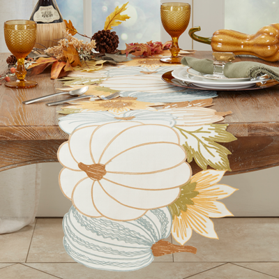 Pastel Pumpkin Runner