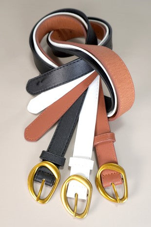 Oval Buckle Belt