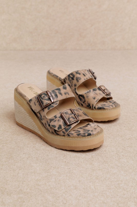 Janelle Leopard Wedge