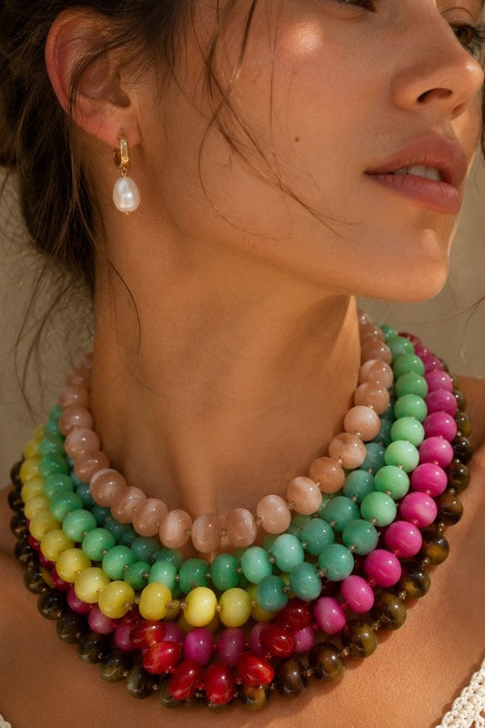 Candy Beaded Stackable Necklace