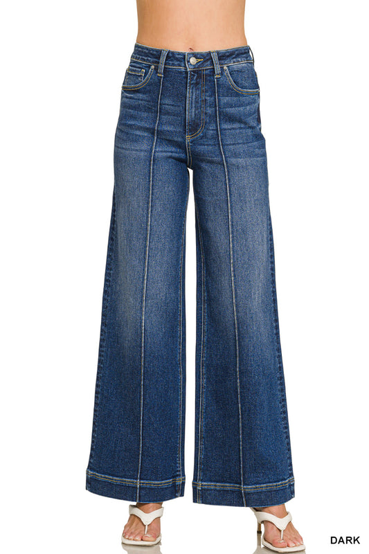 Center Seam Detail Jeans