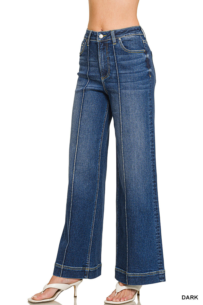Center Seam Detail Jeans