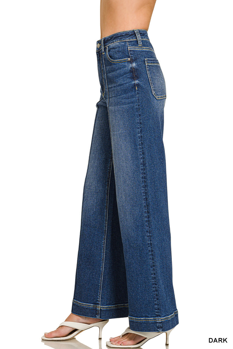 Center Seam Detail Jeans