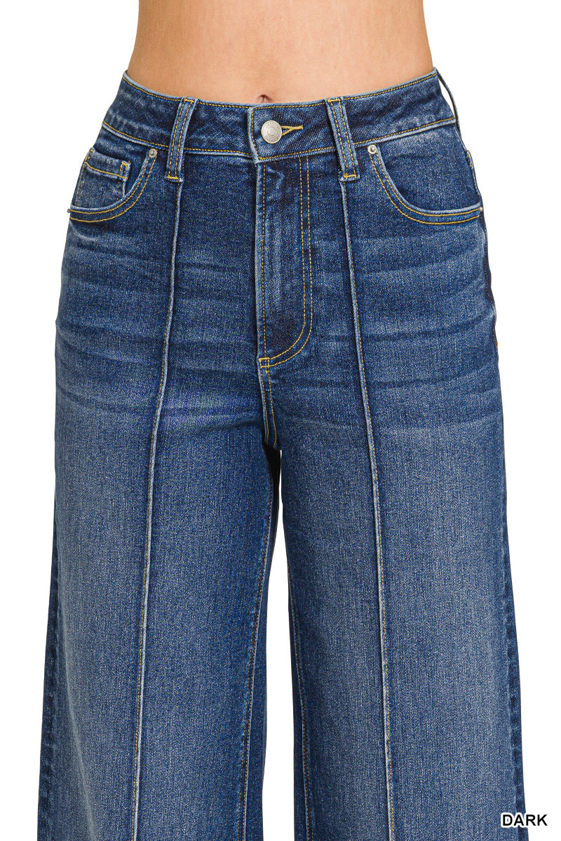 Center Seam Detail Jeans
