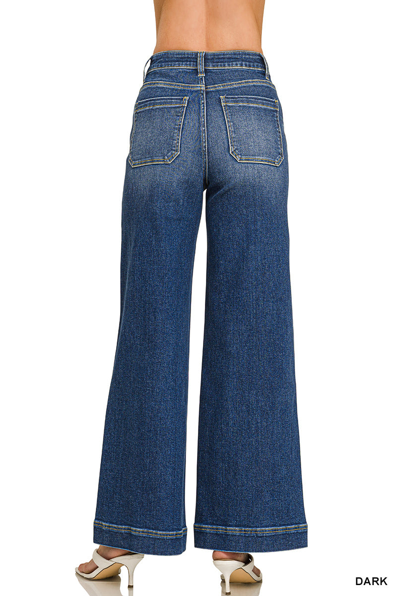 Center Seam Detail Jeans