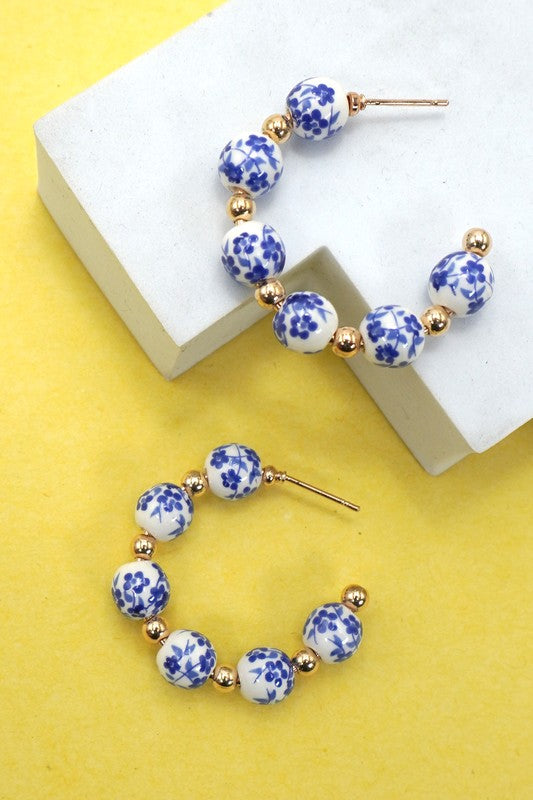 Simply Southern Porcelain Hoops
