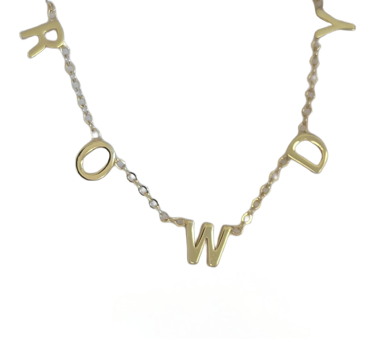 Thirty and ROWDY Necklace
