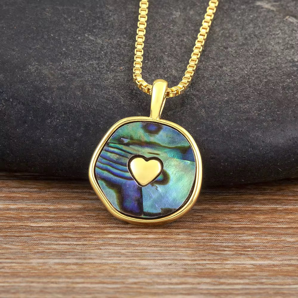 Marbled Pendant Necklaces