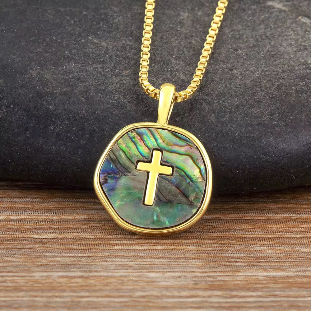 Marbled Pendant Necklaces