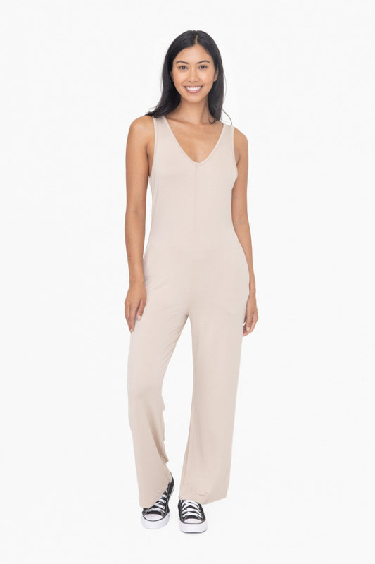 Wide Leg Lounge Jumpsuit