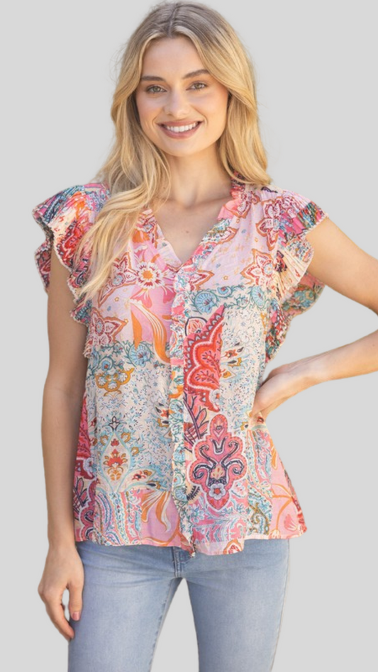 Pretty and Paisley Top