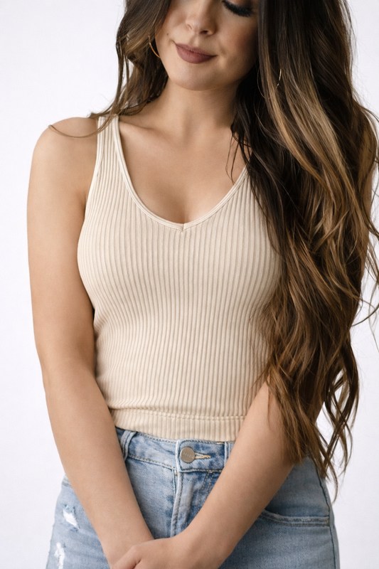Beige Layering Tank