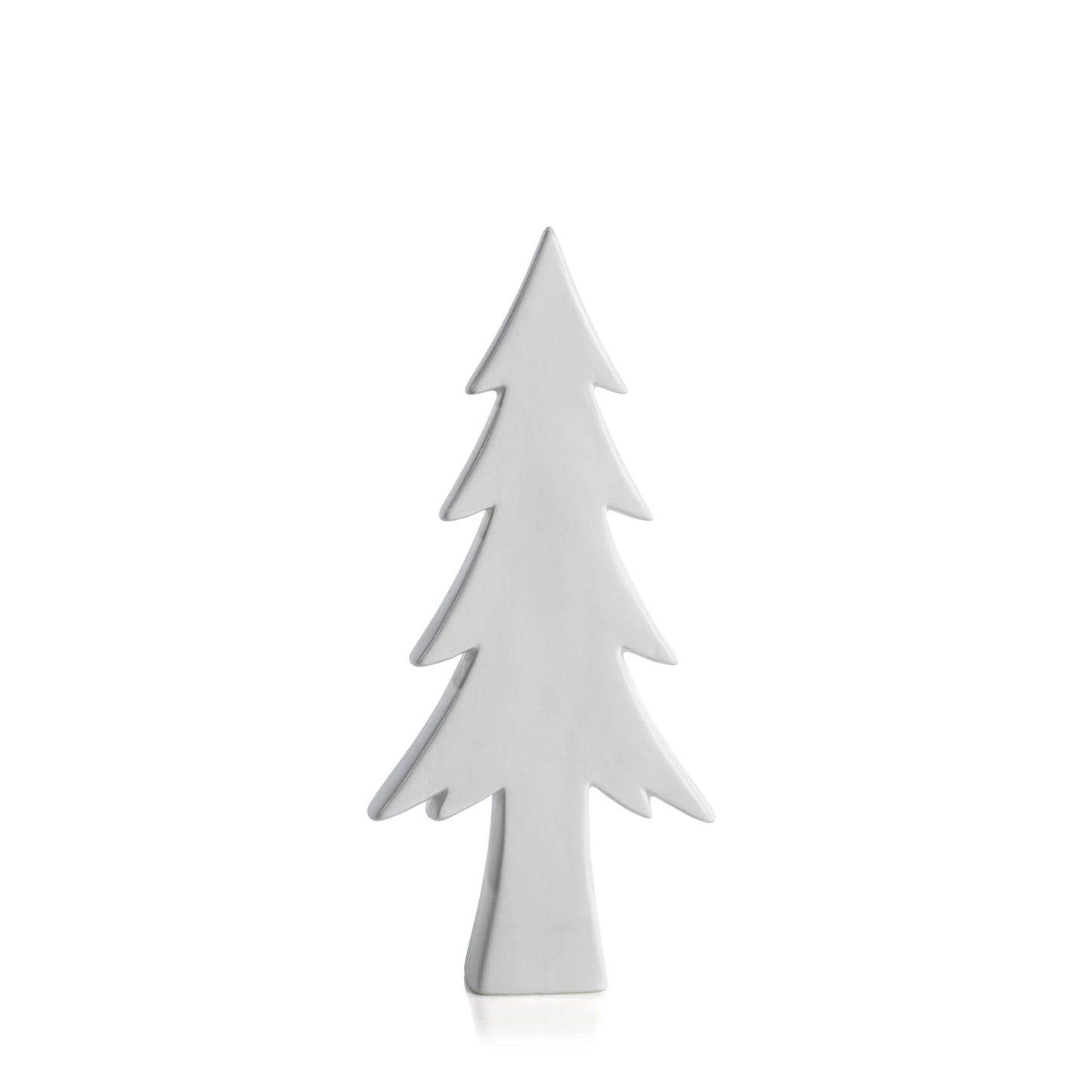 Matte White Decorative Tree