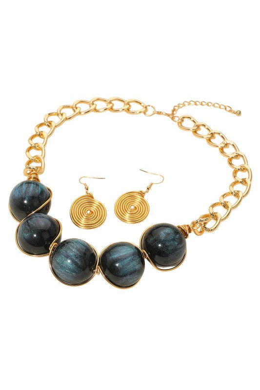 Sphere Resin Necklace