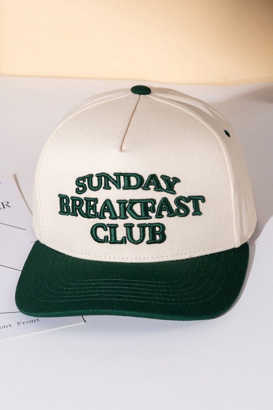 Sunday Breakfast Club Hat