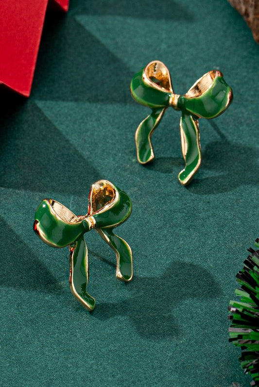 Enamel Bow Studs