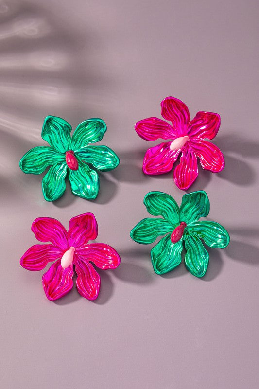 3D Metal Earrings