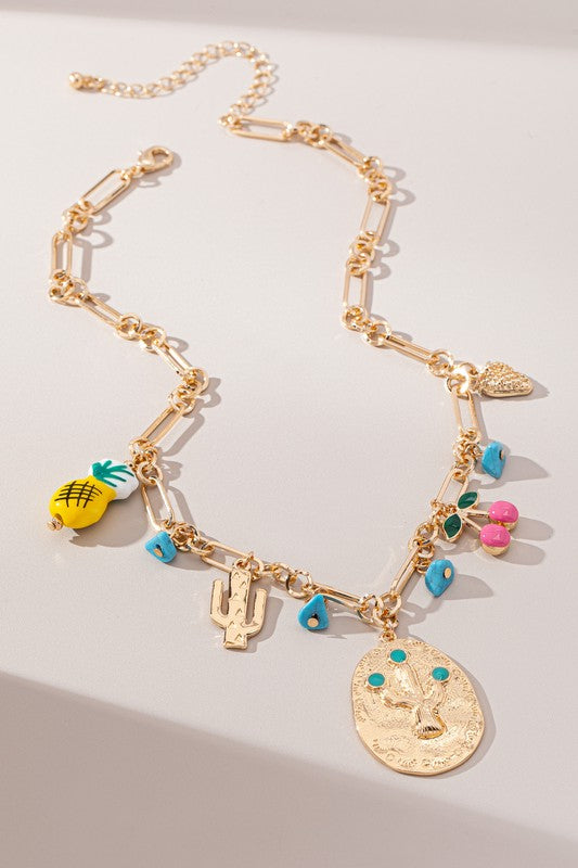 Desert Fiesta Charm Necklace