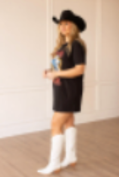 American Cowgirl T-Shirt Dress