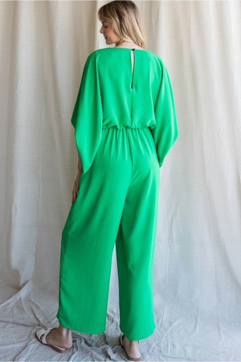 Solid Flowy Jumpsuit