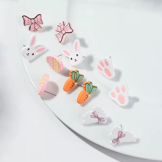 Simple Acrylic Easter Studs