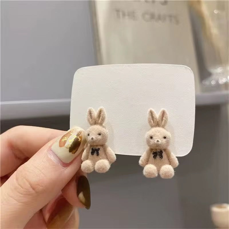 Fuzzy Bunny Earrings