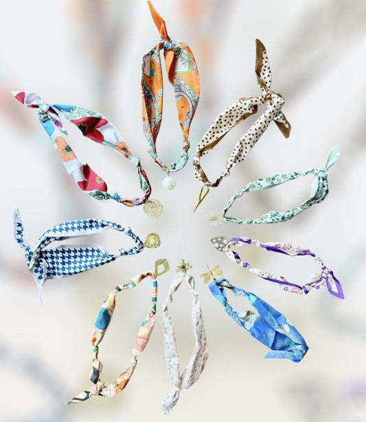 Assorted Scarf Charm Necklace