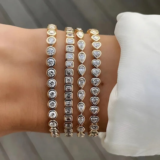 Heart LUXE Tennis Bracelets